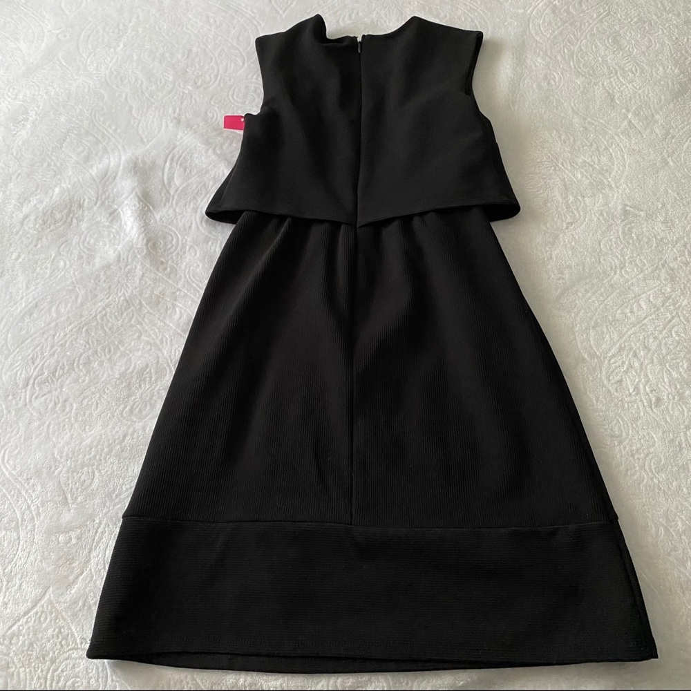 NWT Vintage Style Little Black Dress Crop Top LBD Small - Picture 7 of 8